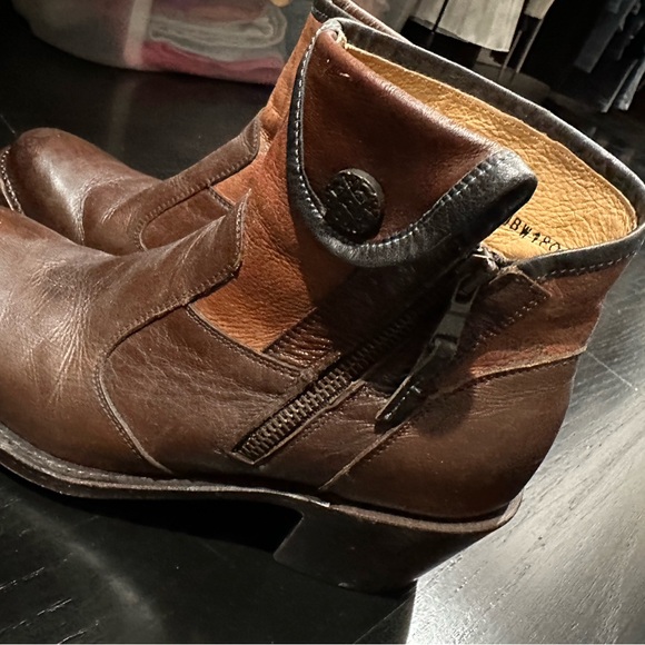 J.B. Dillon Women’s Dark Brown western Ankle Boots - Picture 2 of 8